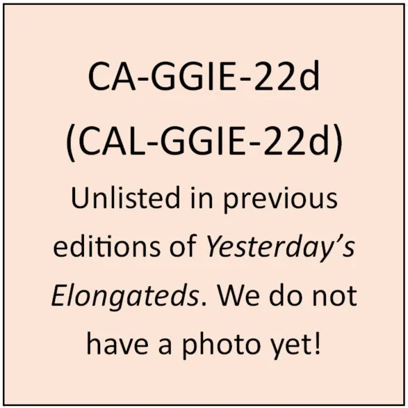 CA-GGIE-22d (unlisted): Horizontal with small dot border.  From outside center-left, to outside center-right, running around top of coin /GOLDEN GATE INTERNATIONAL EXPOSITION/ in very small letters, with fluffly clouds under same.  Distant view of Al