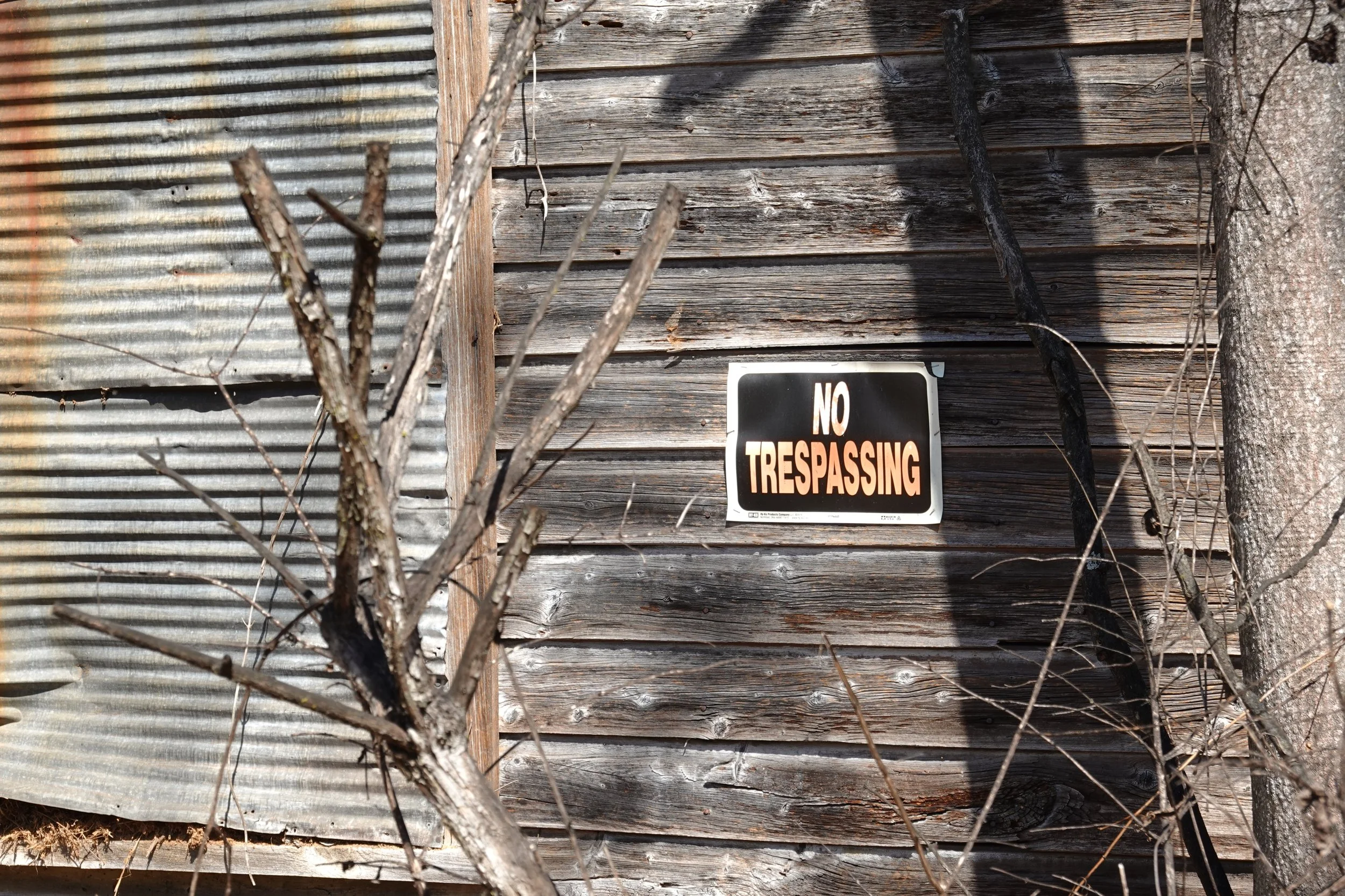 Wooden fence with a 