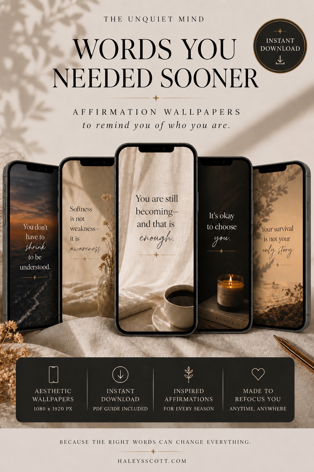Words You Needed Sooner A Luxury Affirmation Experience