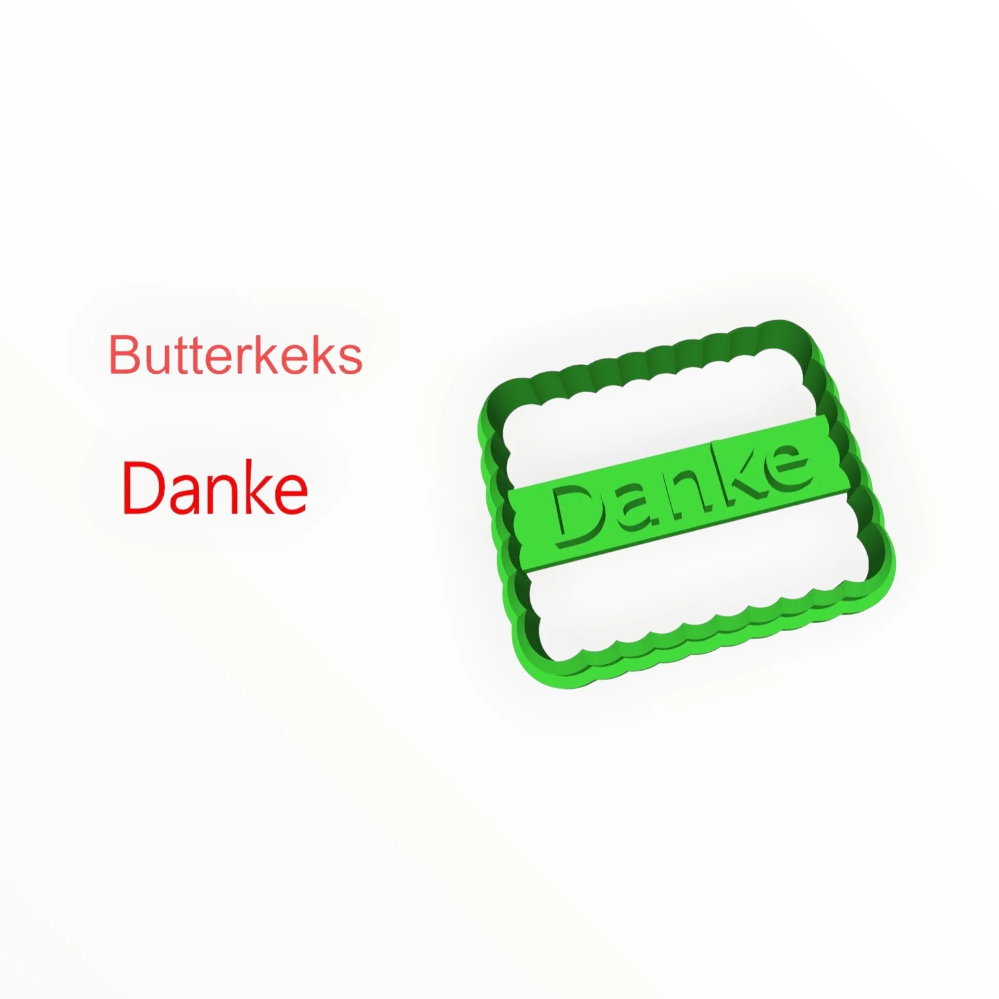 Butterkeks "Danke"