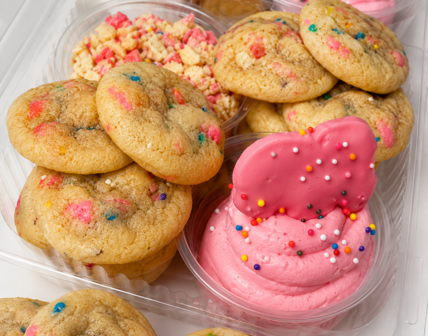 Frosted Animal Cookies with Buttercream Icing (Dunkaroo Style)