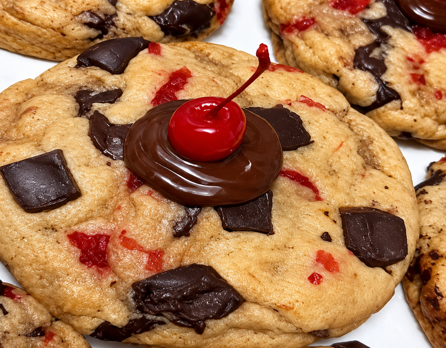 Cherry Chocolate Amaretto Cookies