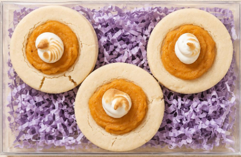 Sweet Potato Pie Shortbread Cookies