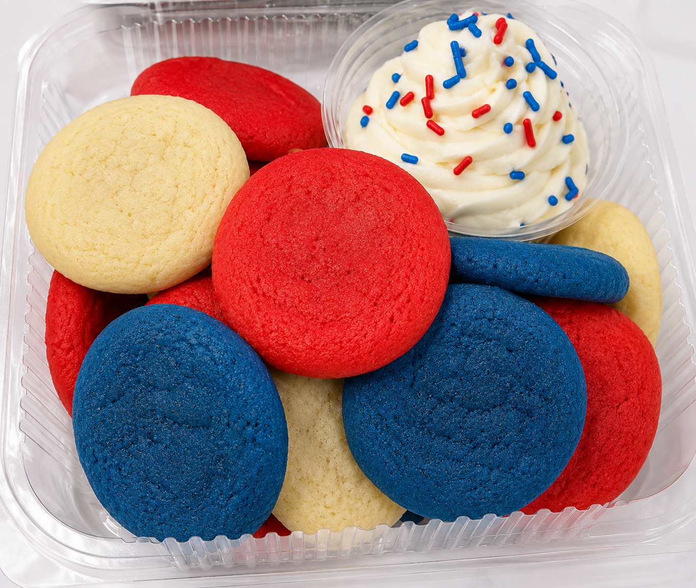 4th of July Sugar Cookies (Dunkaroos Style)