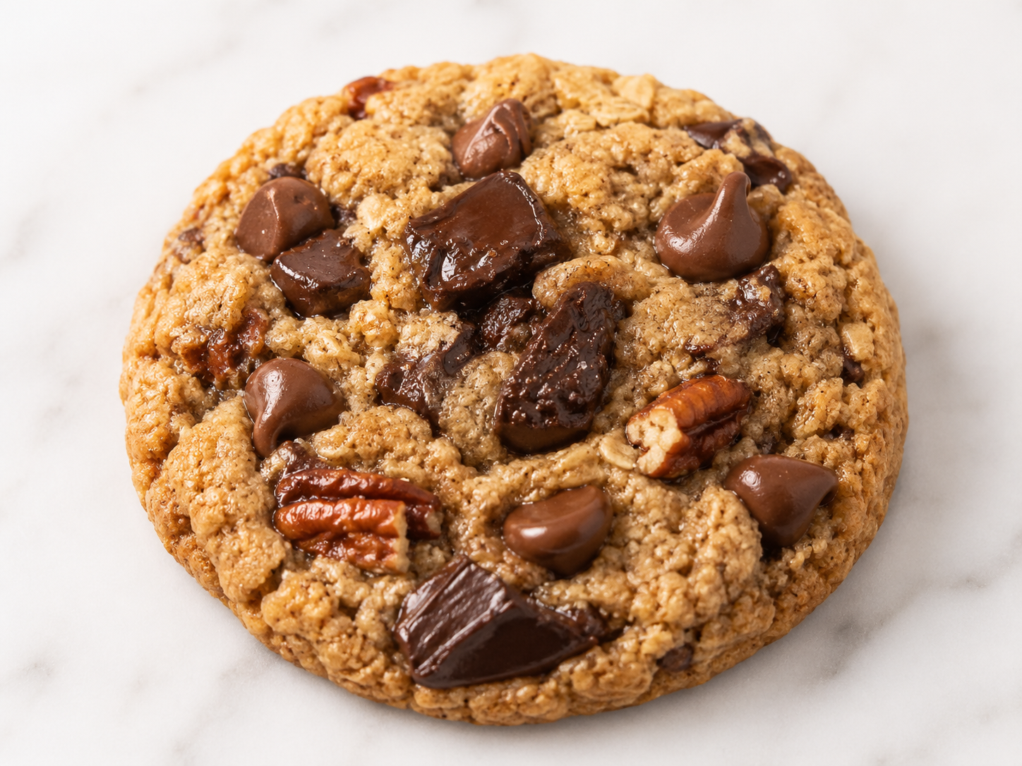 Oatmeal Chocolate Chip Cookies with Pecan Pieces & Chocolate Chunks