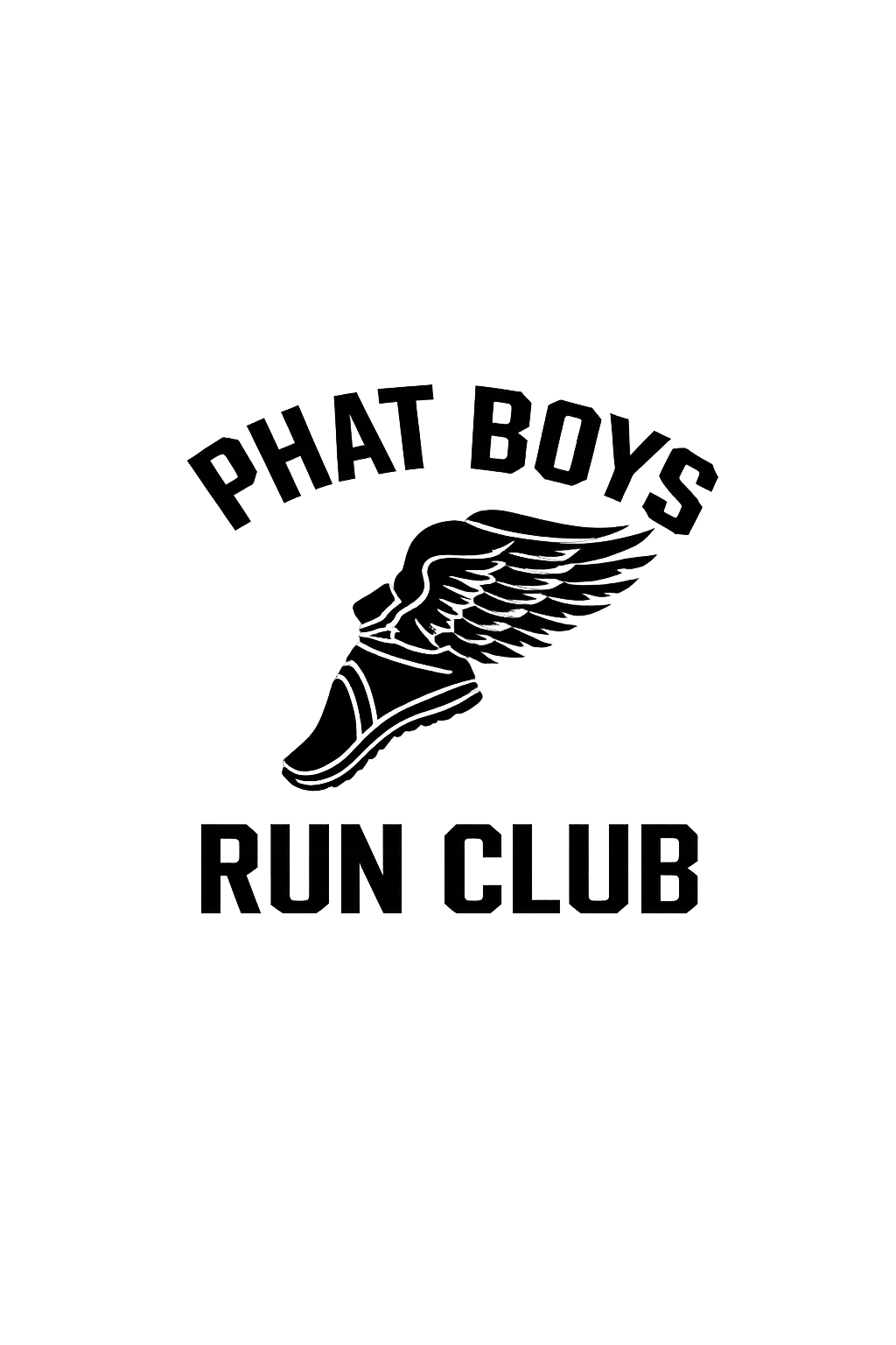 Neon sign of a sneaker with wings on a black background.