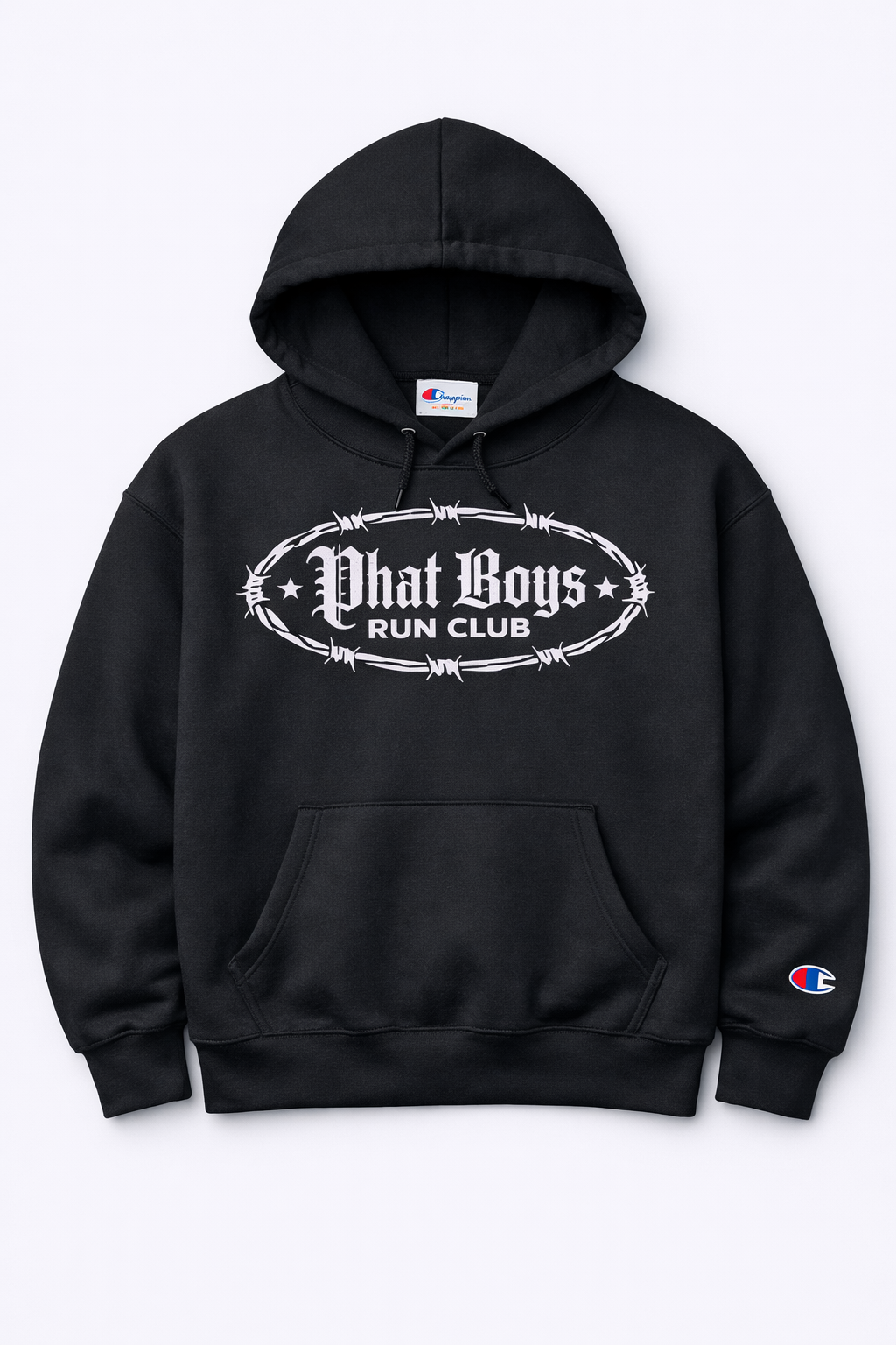 Phat Boys Run Club Barbed Wire Hoodie