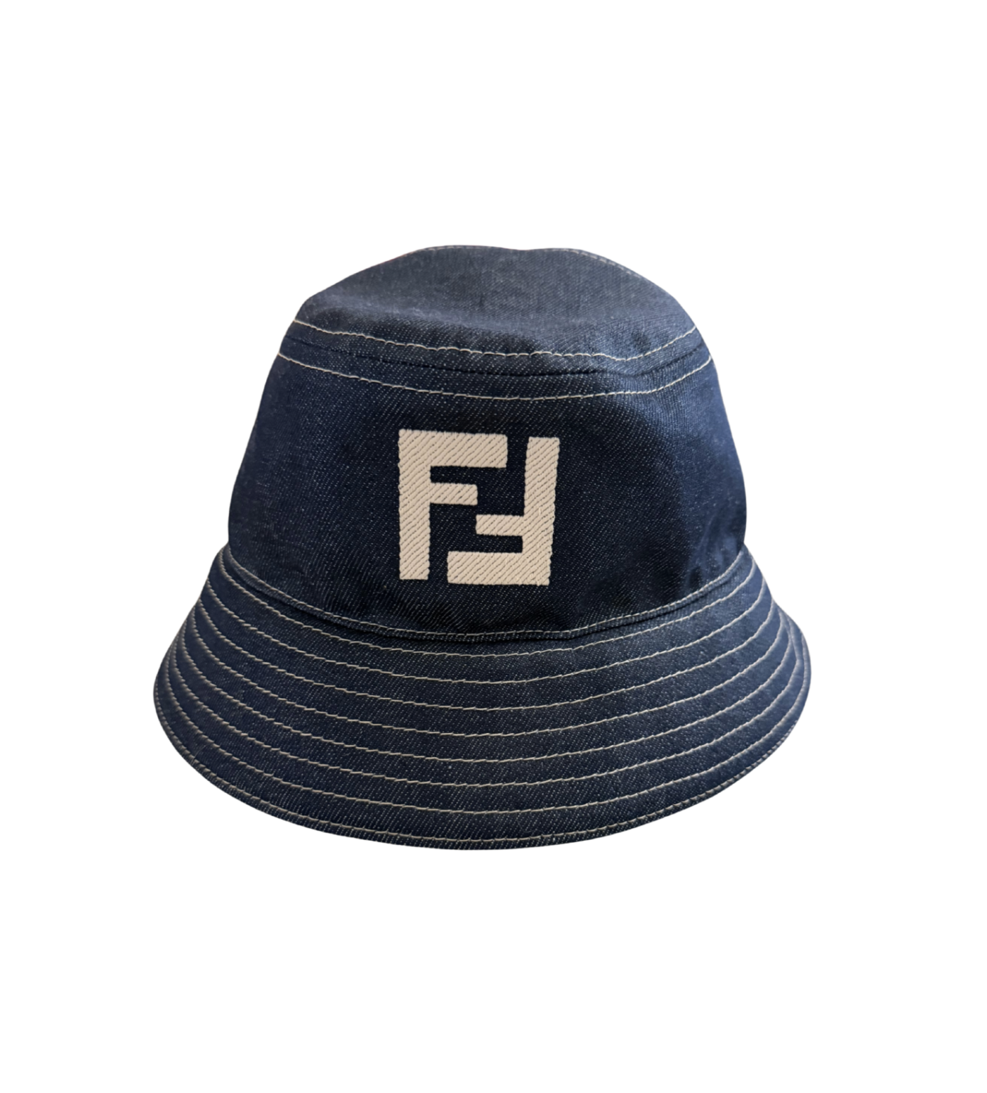 Fendi Denim FF Bucket Hat