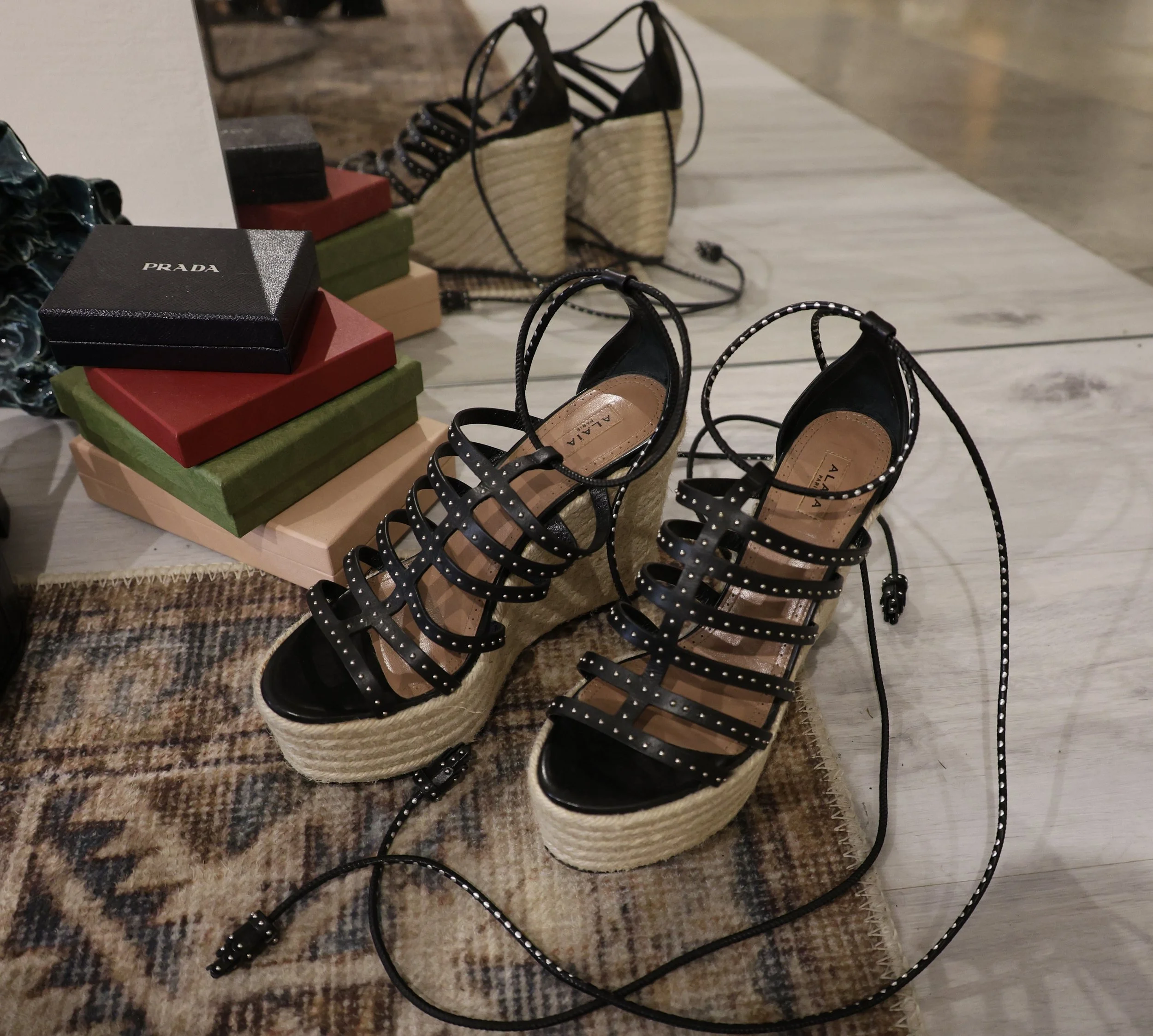 Alaïa platvormsandaalid