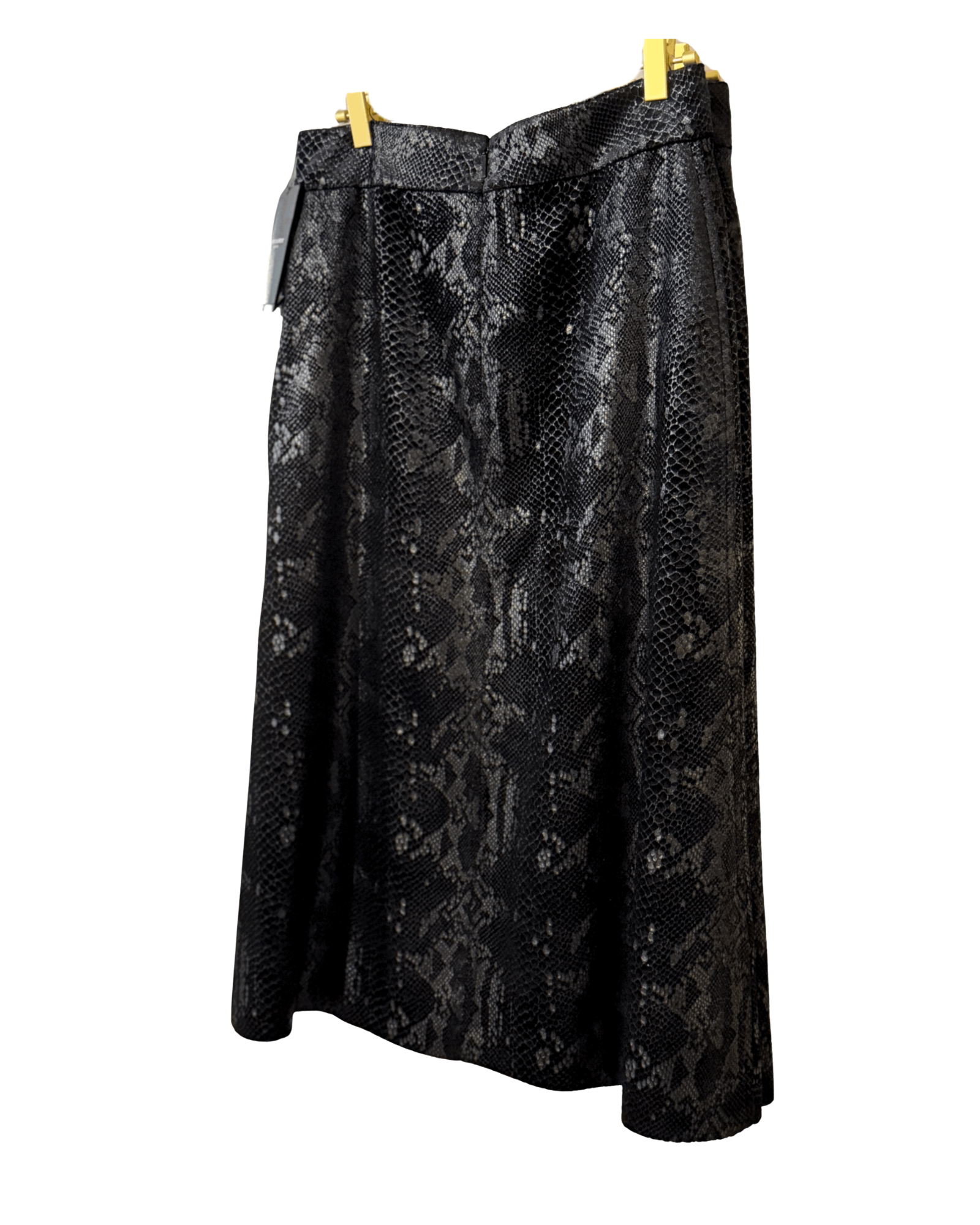 SAINT LAURENT ussimustriline midiseelik