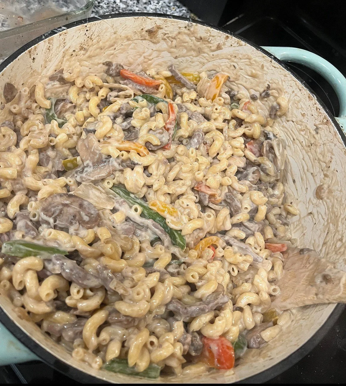 Philly Mac &amp; Cheese Steak