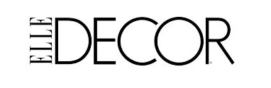 ELLE DECOR logo in black text on a white background