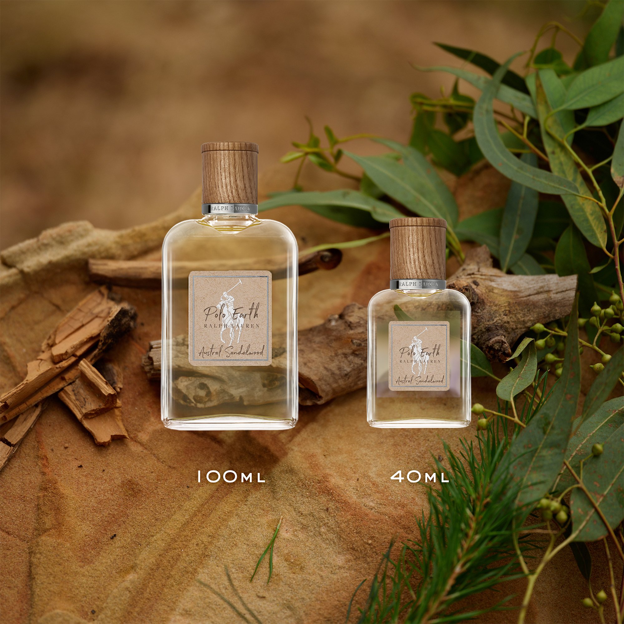 Ralph Lauren Polo Earth Austral Sandalwood PDP product lineup by Bolds Creative