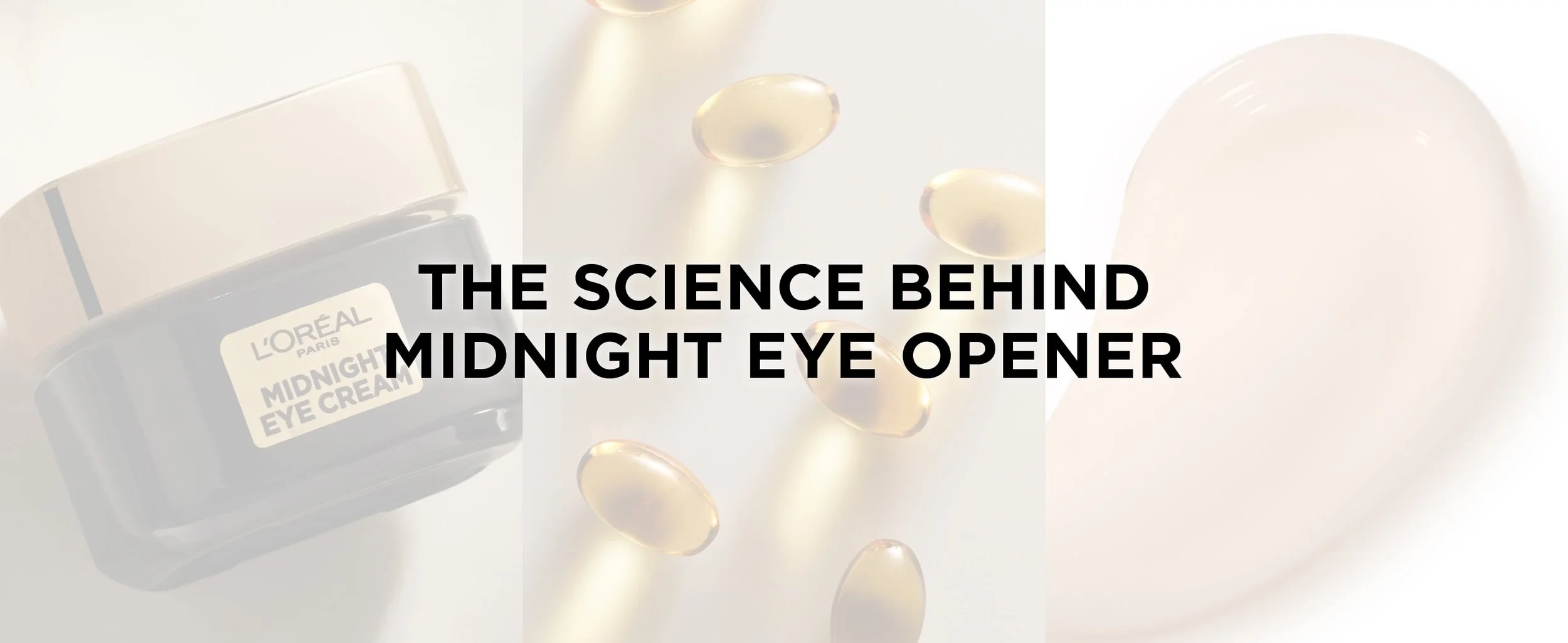 L'Oréal Age Perfect Midnight Eye Cream Amazon below-the-fold A+ content module by Bolds Creative