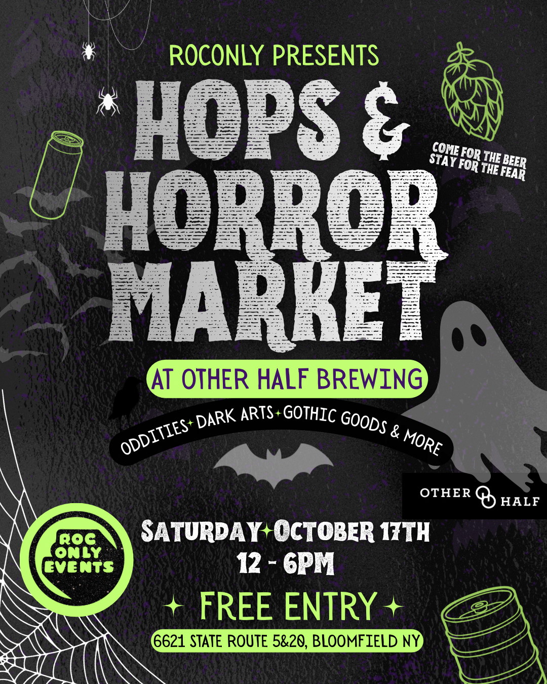Hops & Horror Market by RocOnly Events