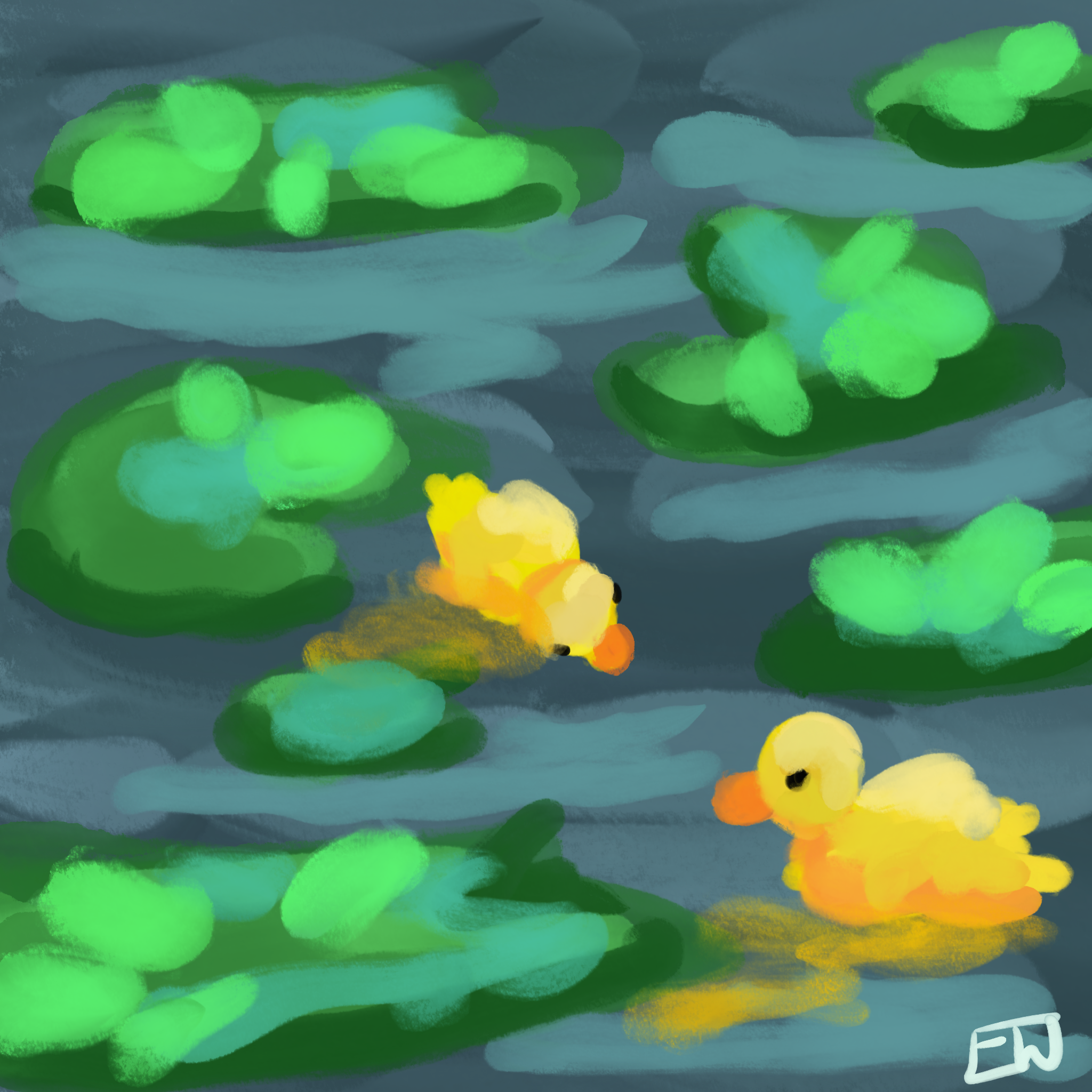 Duck Sticker