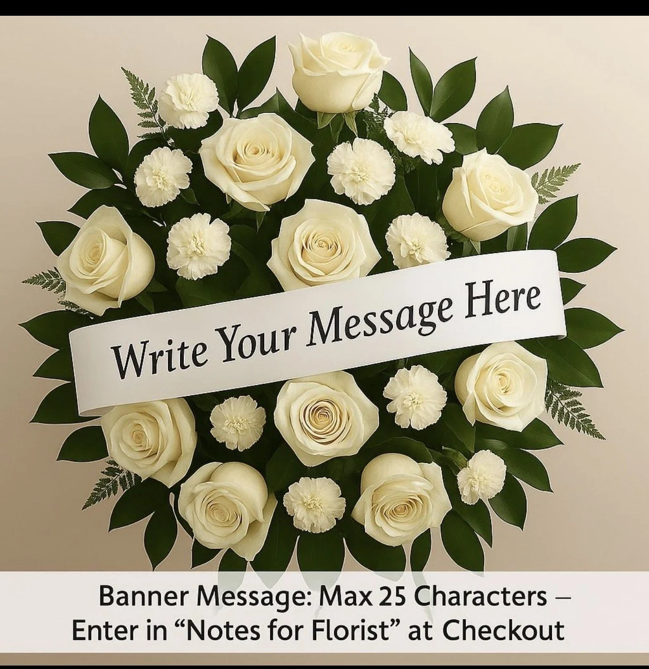 Custom Holiday Ribbon banner