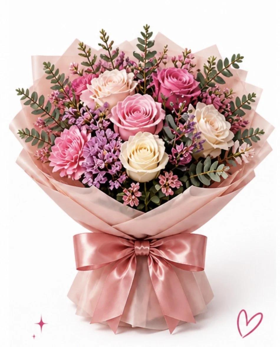Medium paper wrapped Bouquet