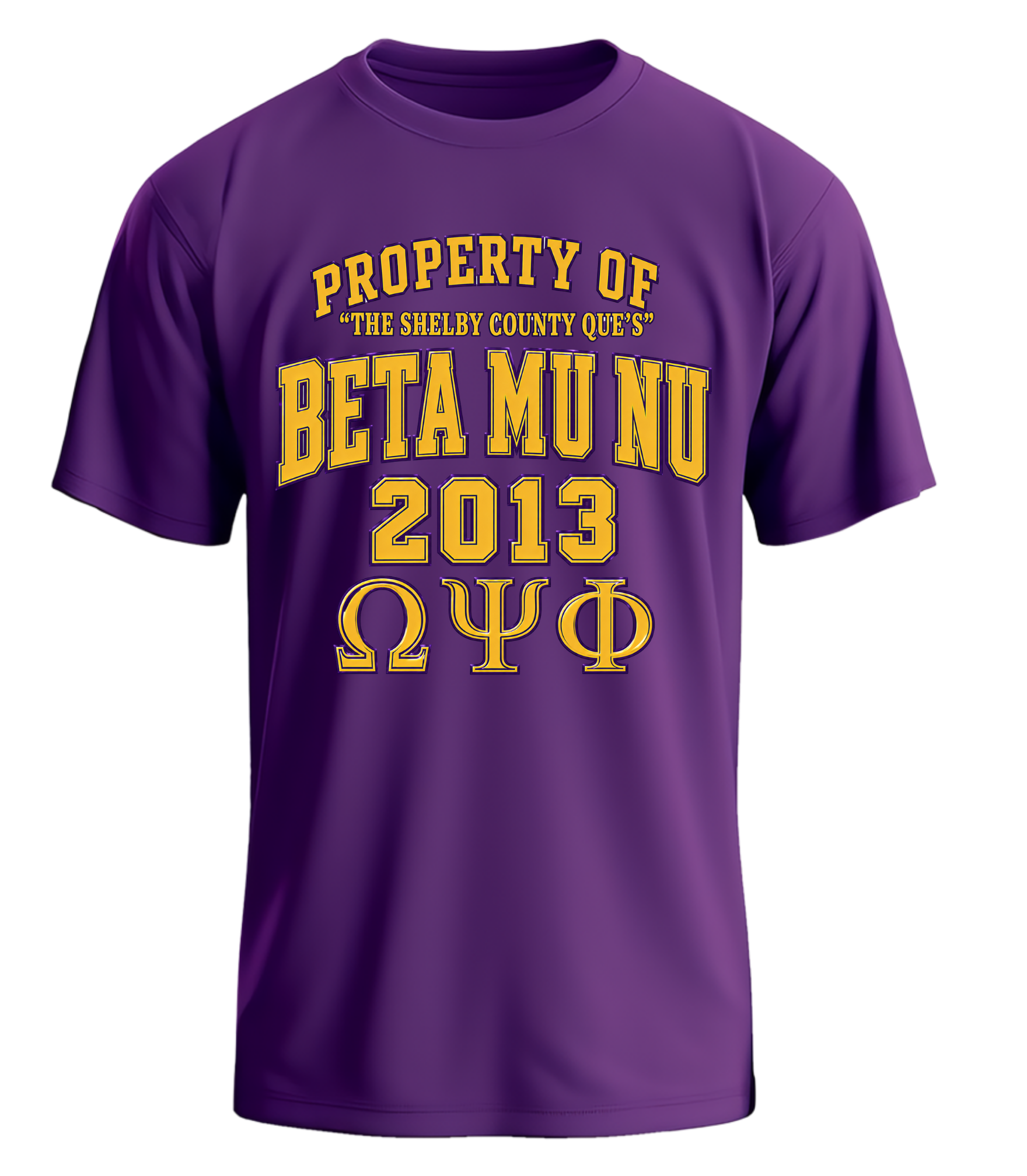 Property of Beta Mu Nu t-shirt