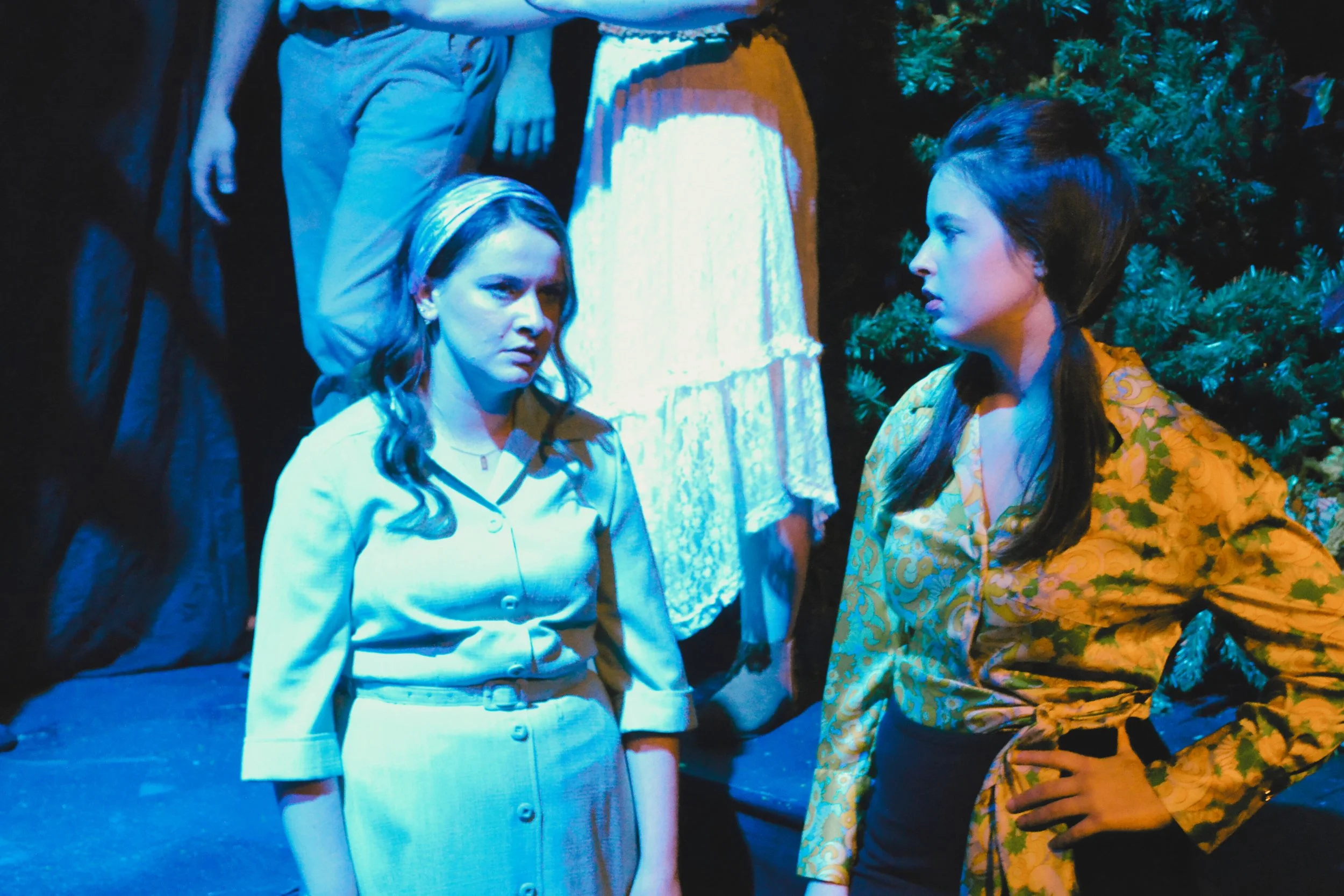 Savannah and Reese silently discuss their thoughts of Rudy
