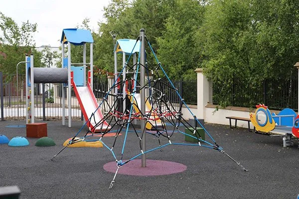 Outdoor play and activity area at Epic Kids (The Carraig Centre) summer camp in Cork.