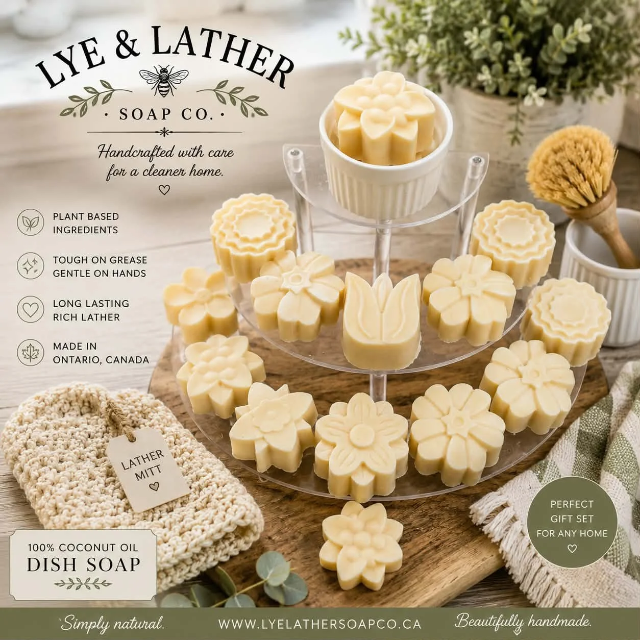 Dish soap bar refills