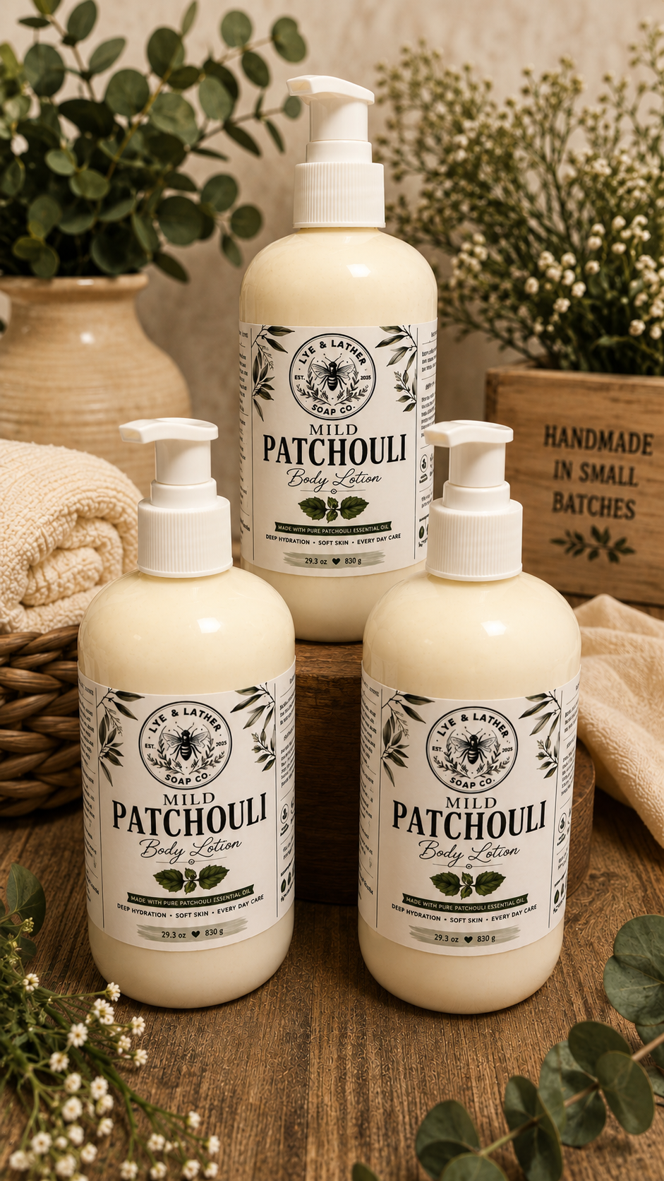 Mild Patchouli Body Lotion