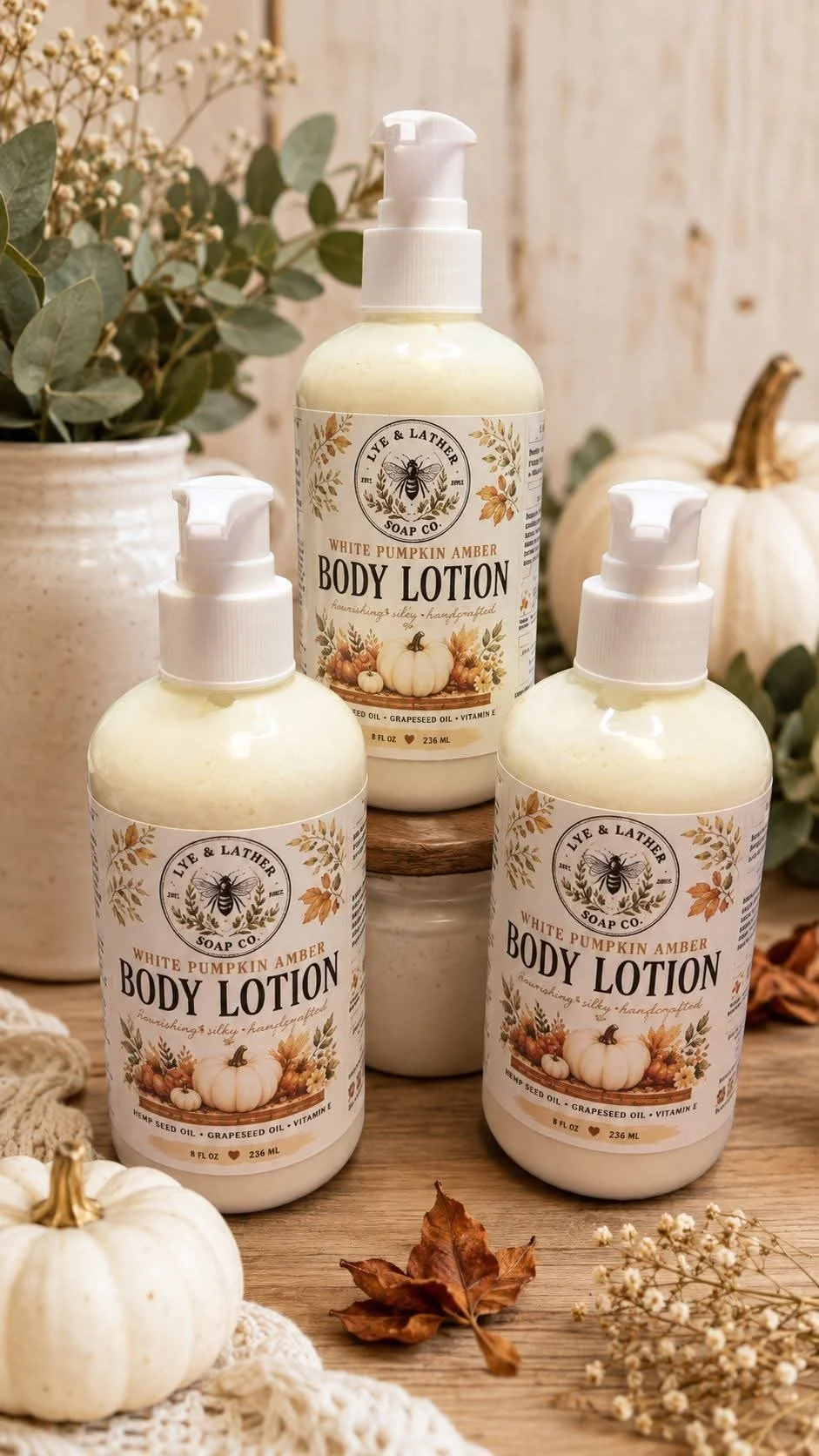 White Pumpkin Amber Body Lotion