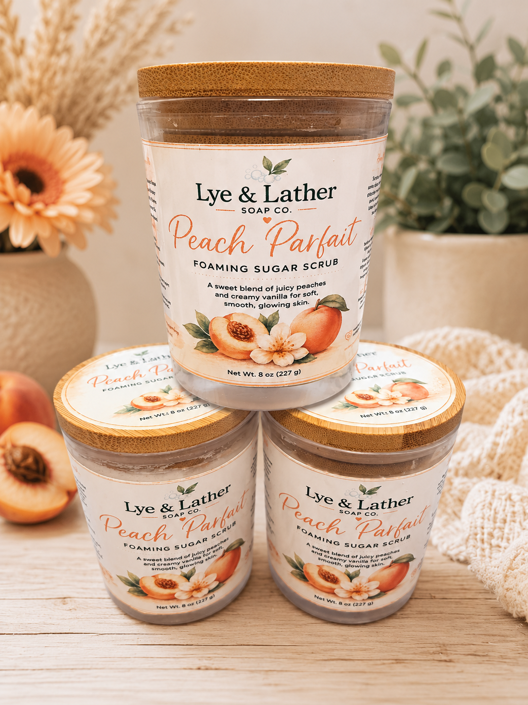 Peach Parfait Sugar scrub
