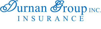 Durnan Group Inc. Insurance logo with blue and black text