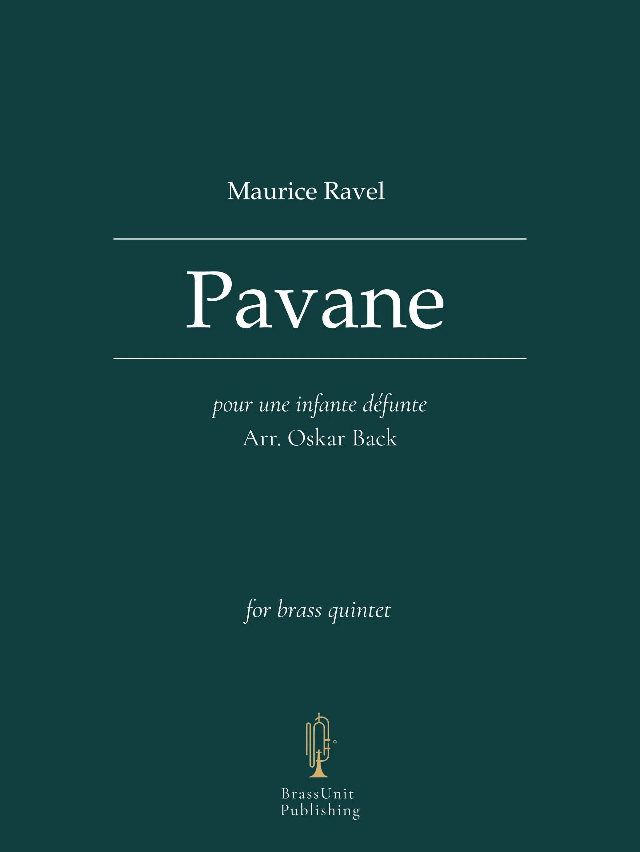 Pavanne by Maurice Ravel (PDF)