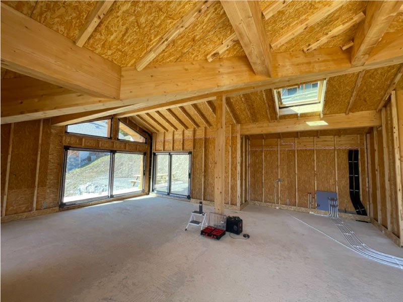 New build project in the alps