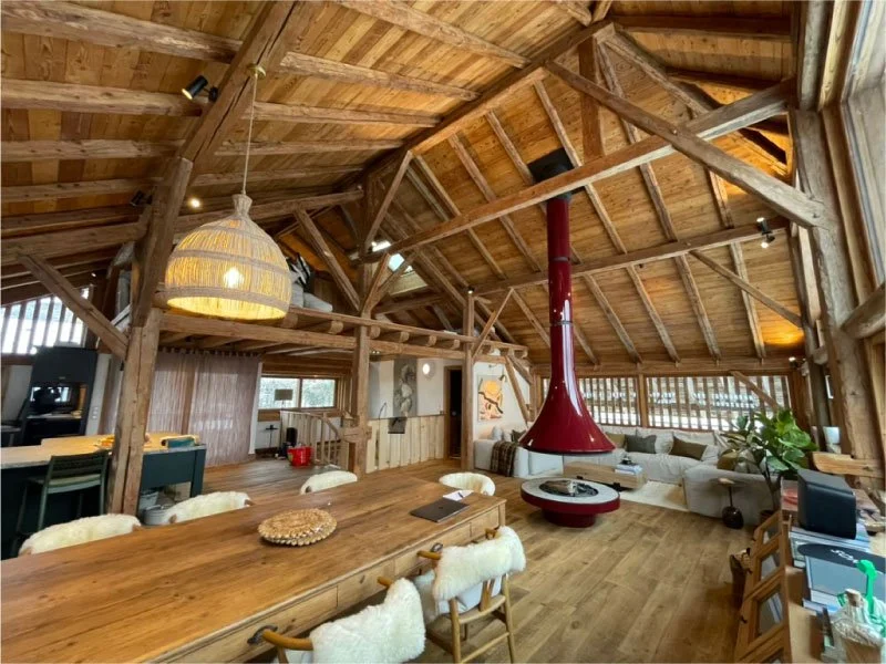 Lights-in-alpine-chalet
