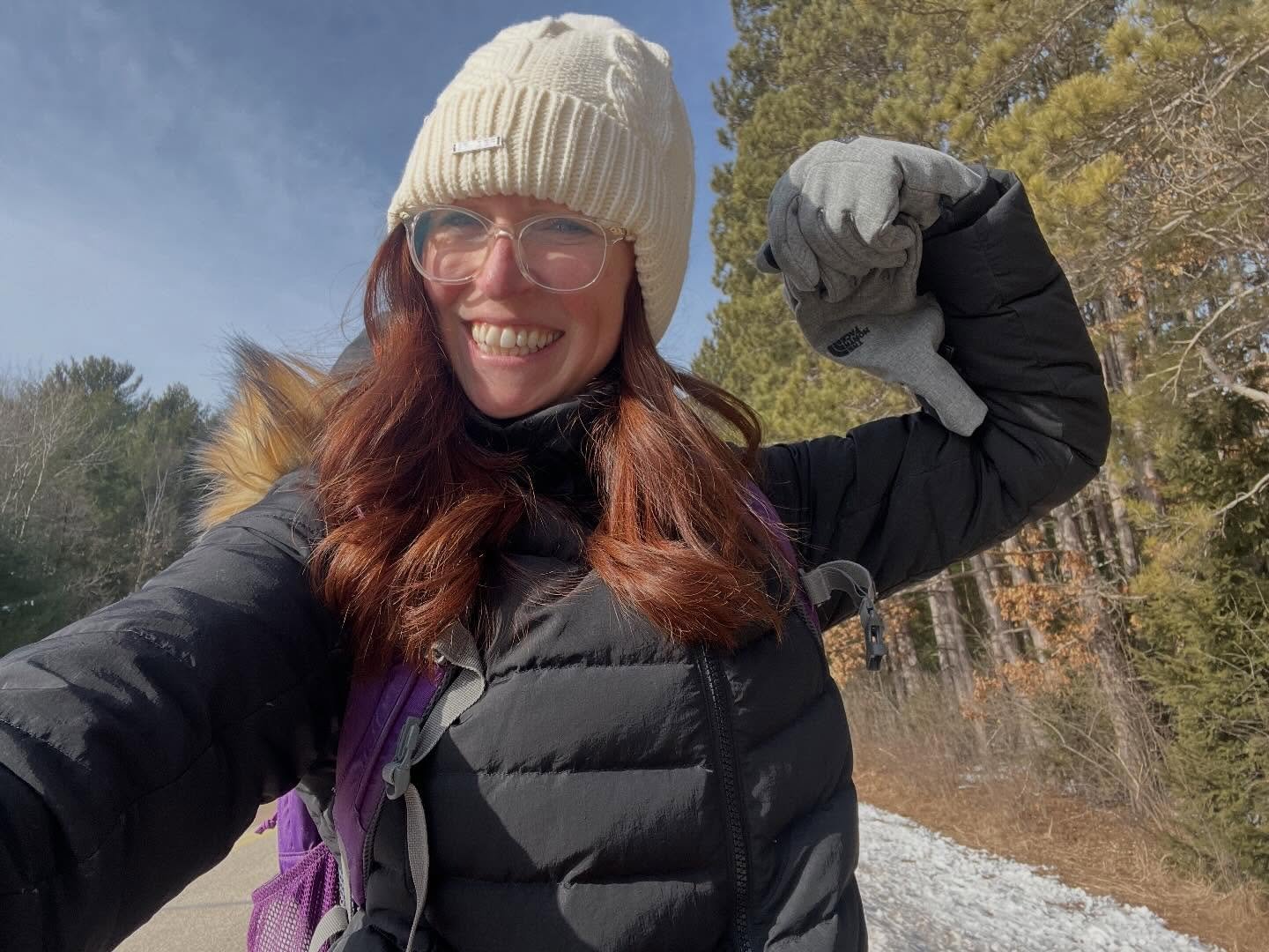A winter road segment of 9.2 miles on the Ice Age trail. I&rsquo;m thankful for trail angel Phil who shuttled me! It&rsquo;s been so great to keep working on my long goal of completing the 1200 mile trail that travels all over Wisconsin. 🙌🏻 @iceage