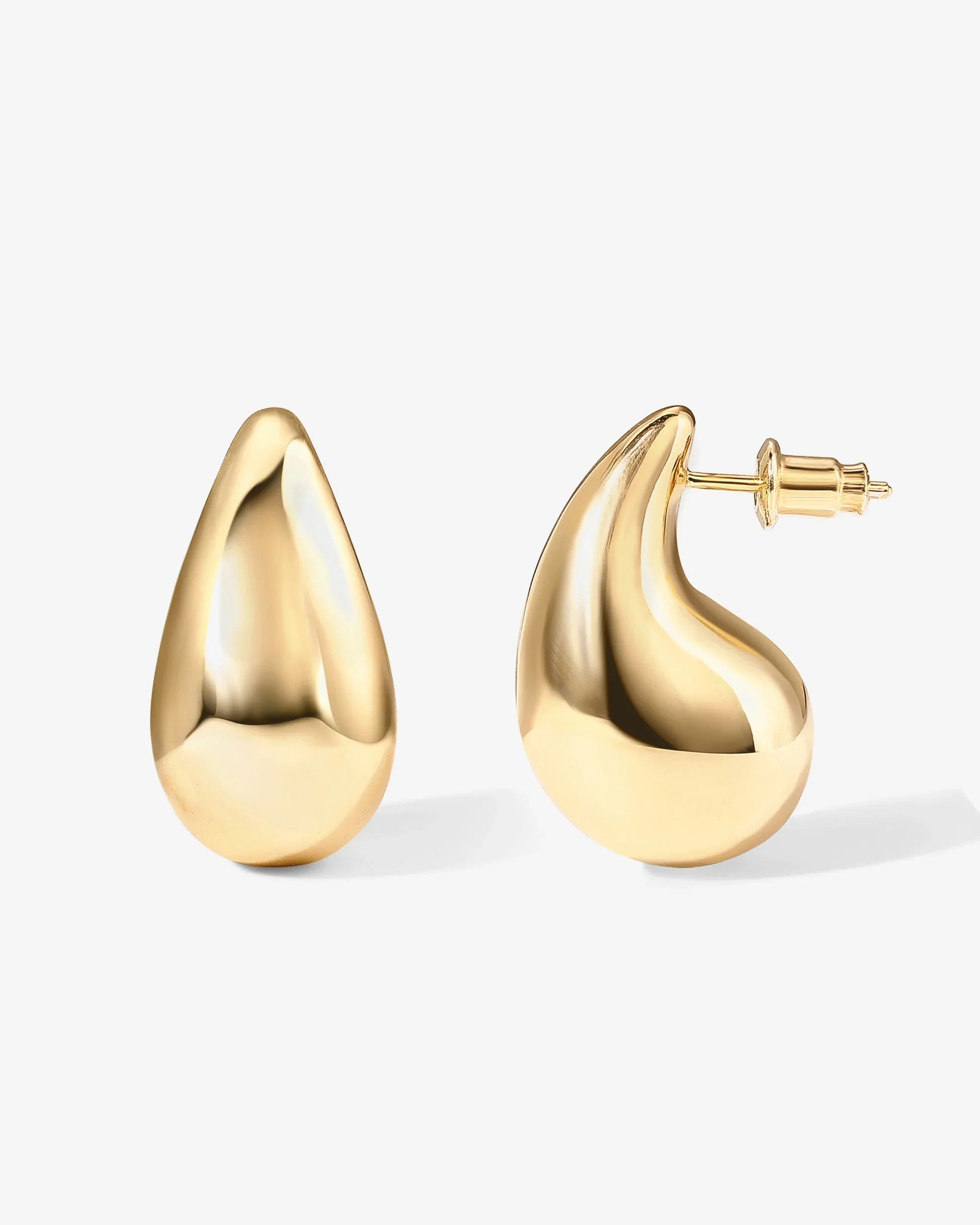 TEARDROP HOOP EARRINGS