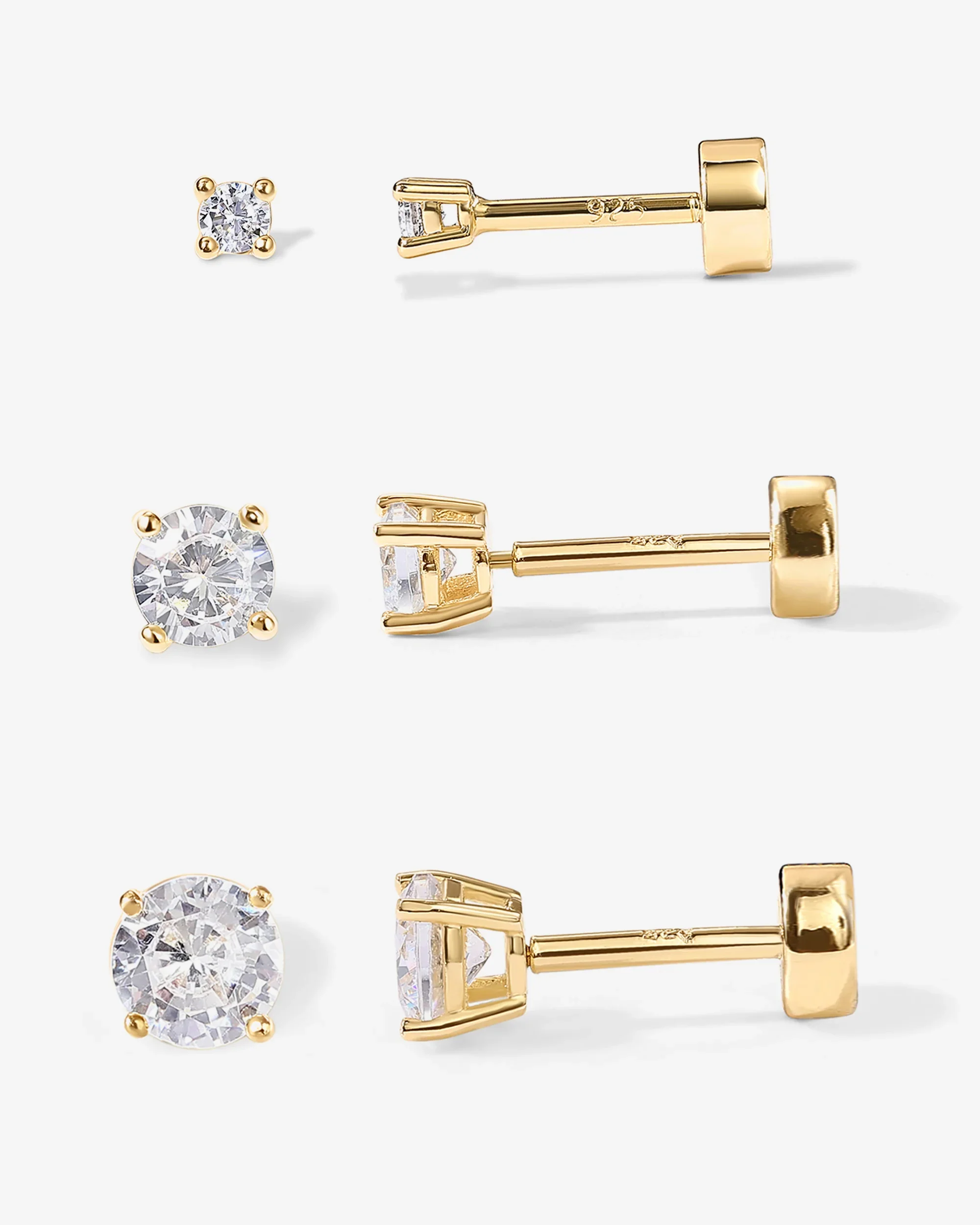 CUBIC ZIRCONIA FLAT BACK STUD ESSENTIALS