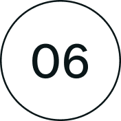 Digital clock displaying 06.