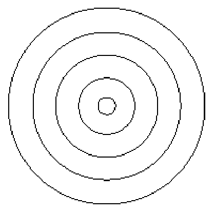 A simple line drawing of a bird flying with wings spread.