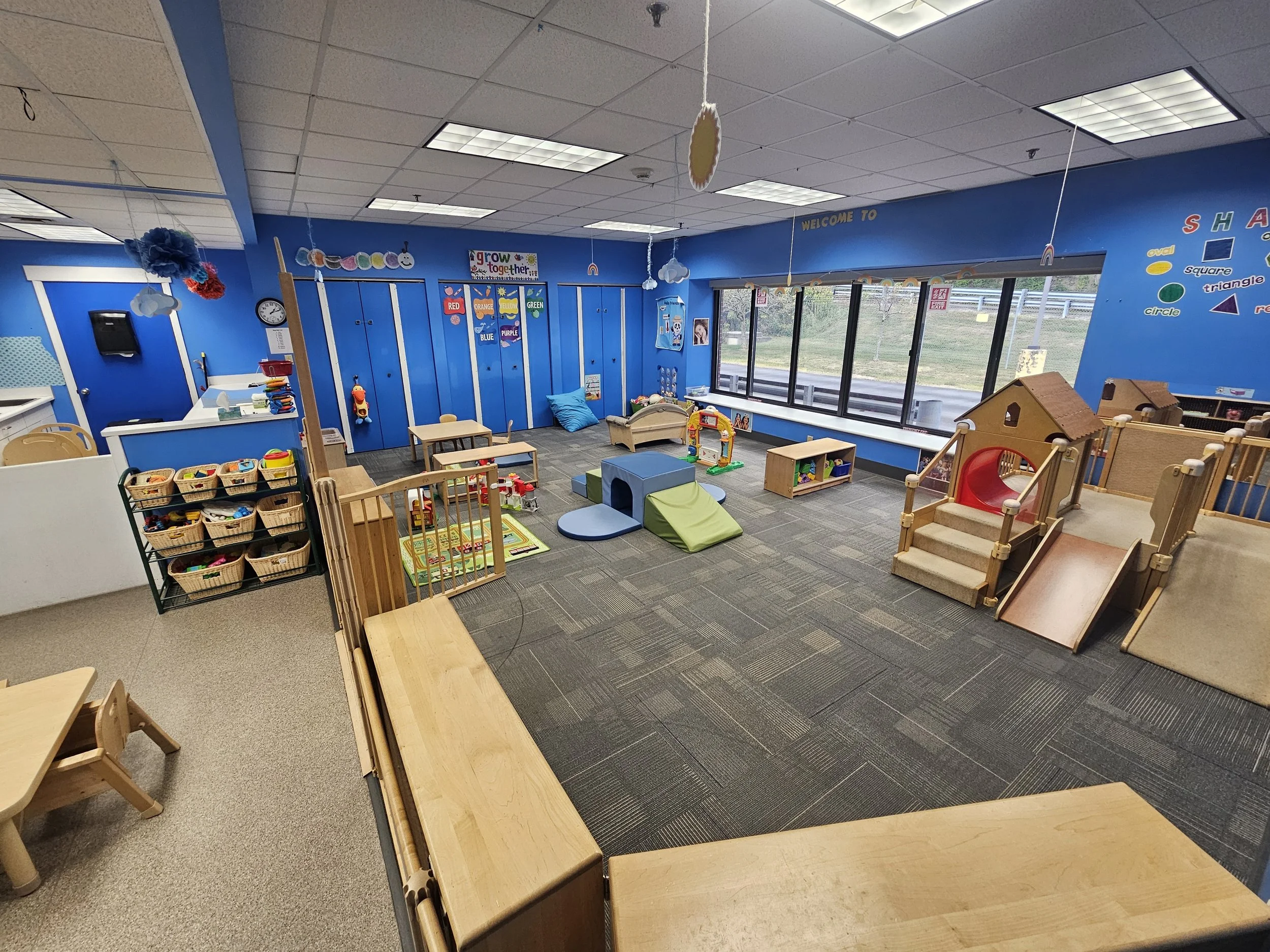 Sunny Days: This is a classroom for 1 year olds