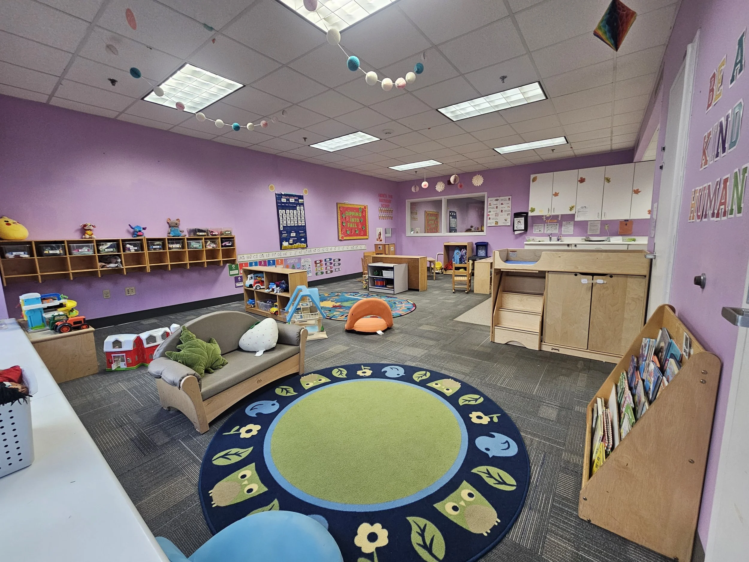 Smiley Faces: a classroom for kids who are 2, turning 3.