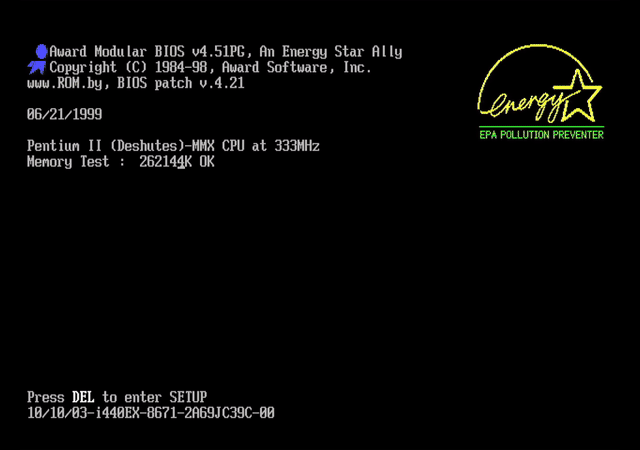 Booting of ProtoThings Linux on physical Pentium 2 333MHz