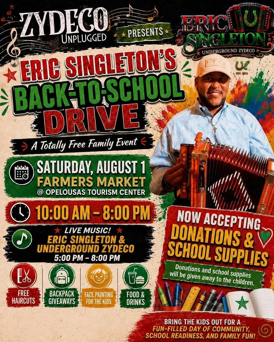 Eric Singleton’s Back-to-School Drive