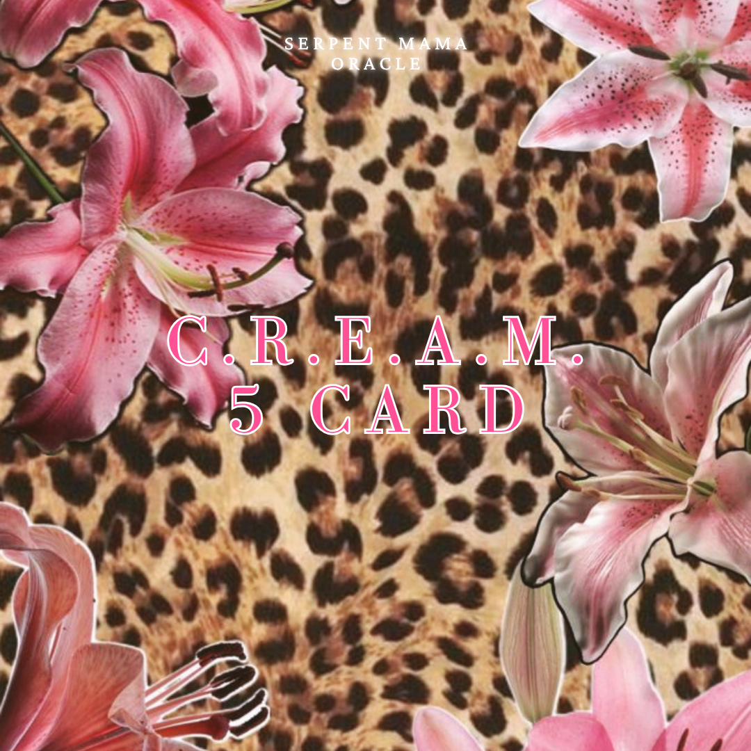 C.R.E.A.M. 5 Card 🌸