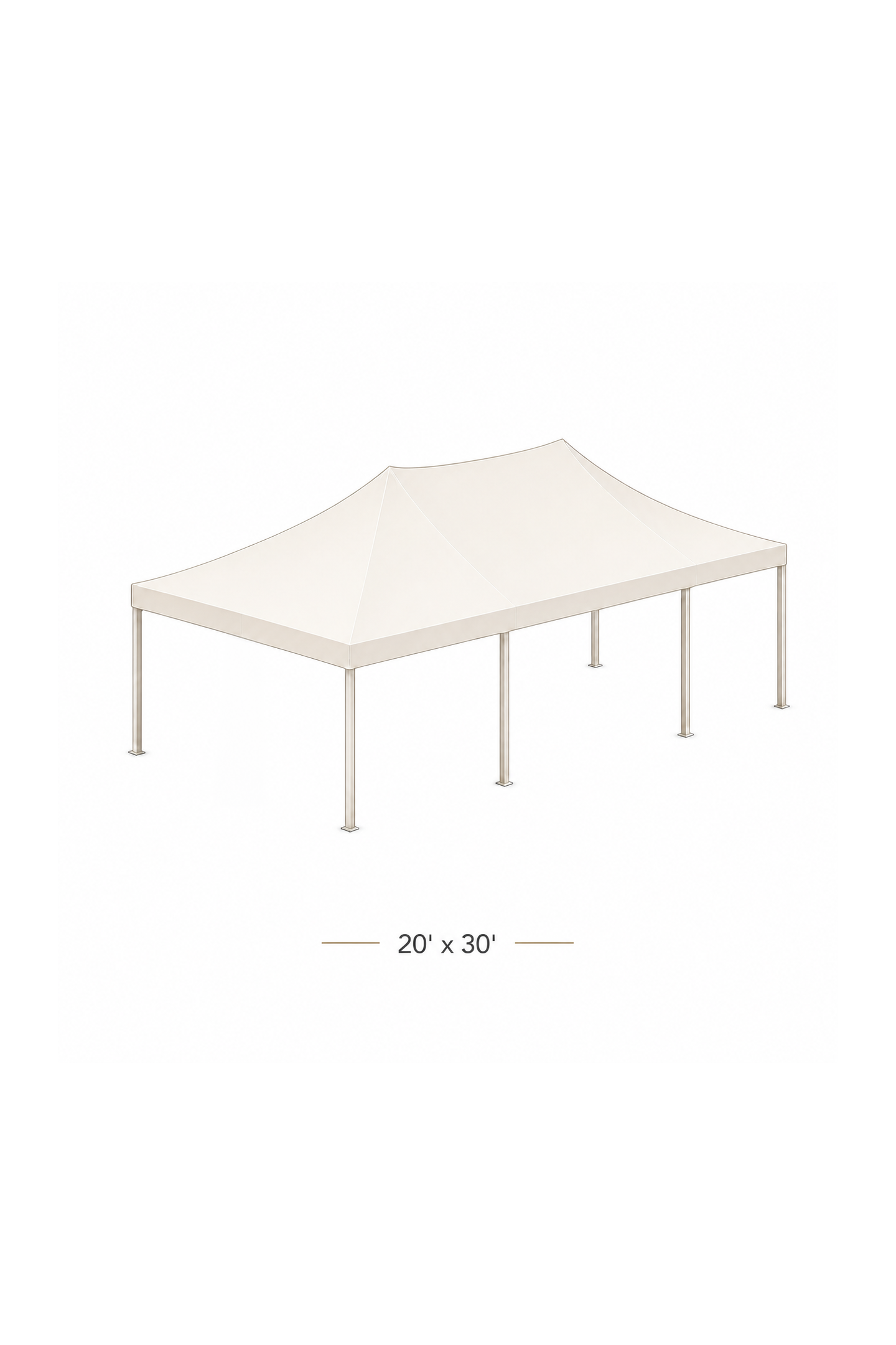 20' x 30' Undraped