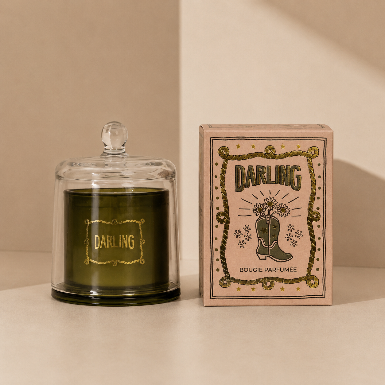 Bougie cloche - Darling