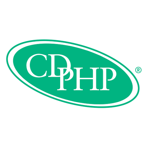 Logo of CPhP in white font on a green oval background with a white border.