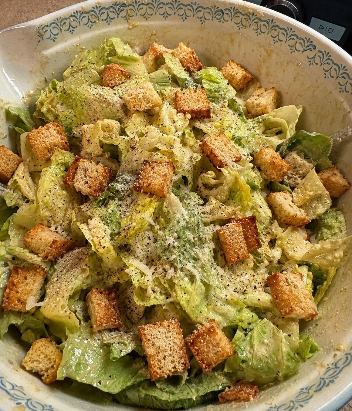 Lisa’s Signature Caesar Salad - Bold, Creamy &amp; Loaded with Anchovy Flavor