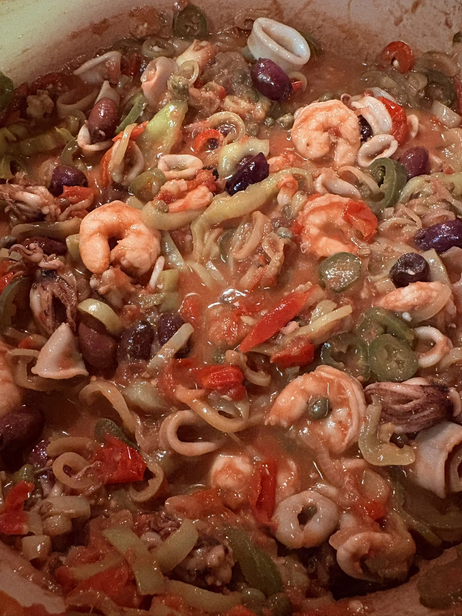 Seafood Puttanesca Fra Diavolo