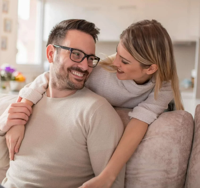 picture of a happy couple