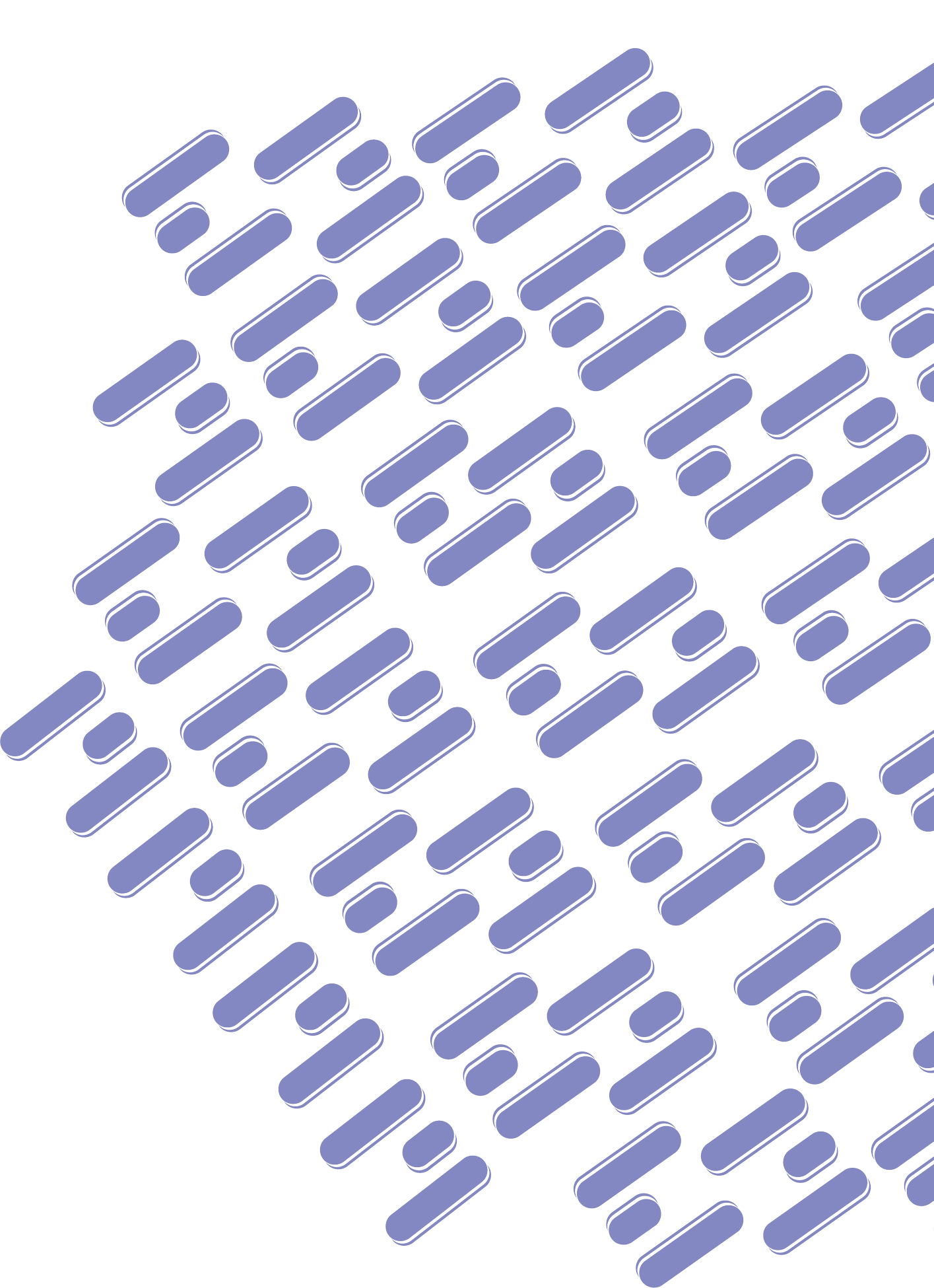 Pattern of light purple elongated oval shapes on a black background.